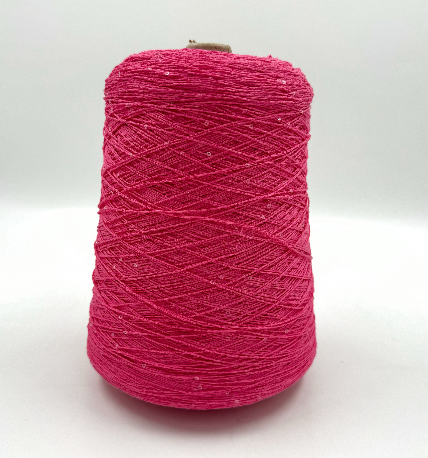 Пряжа Cotton Paillettes, D&C Yarns,хлопок, цвет барби 2